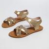 Summer Cross Glitter Open Toe Flat Beach Sandals