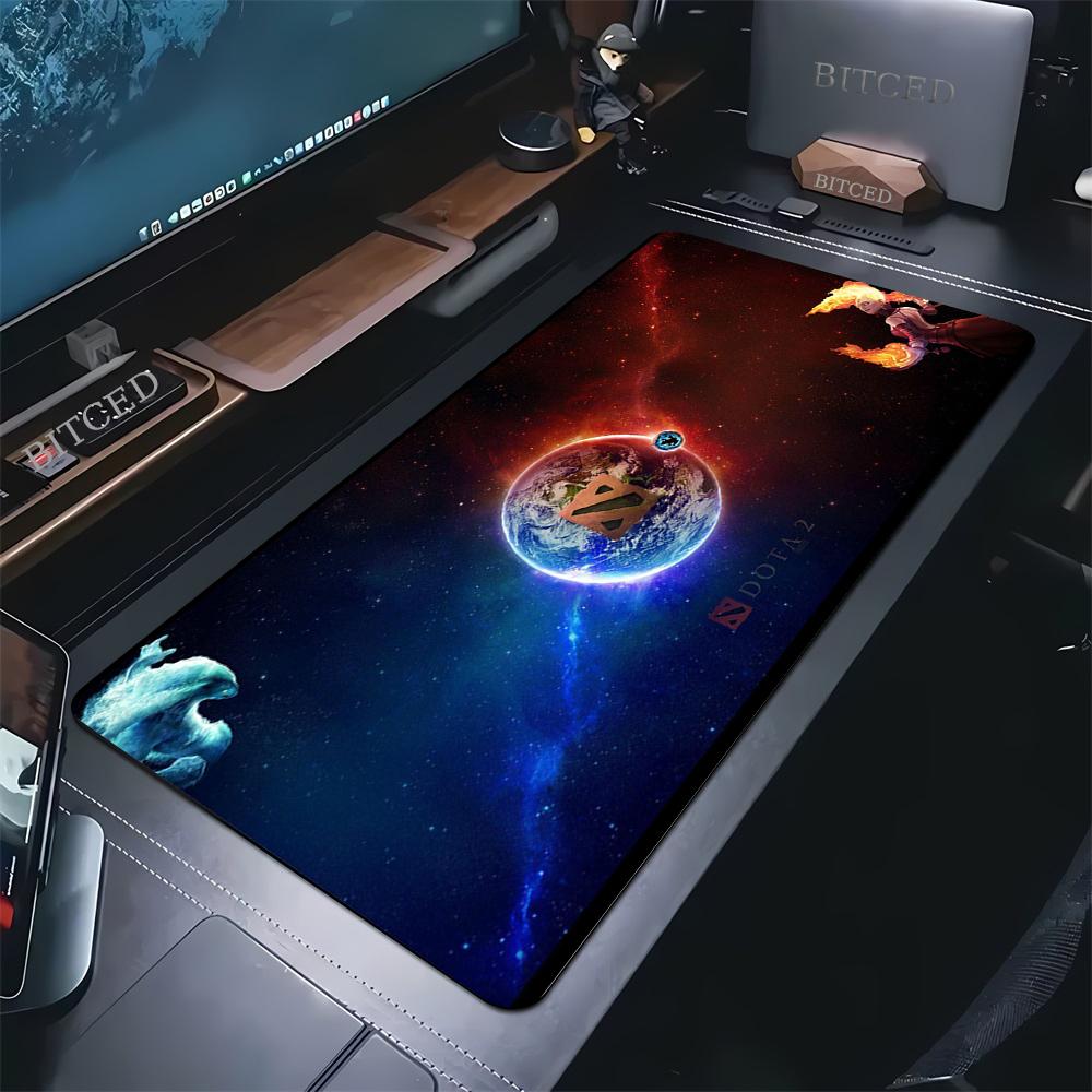 XXL DOTA Game Mauspads Erweitertes Mauspads Büro Computerzubehör Langlebige Schreibtischunterlage Rutschfeste Gummistoff Tastaturpads