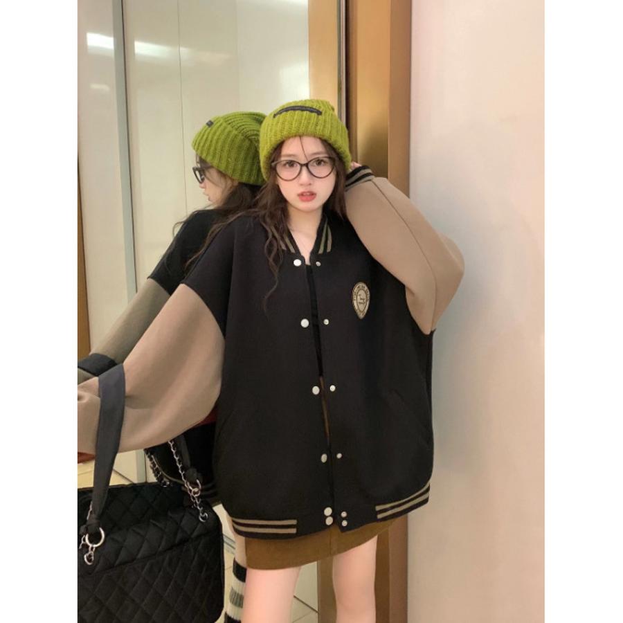 Oversized Loose Casual Cardigan Sweatshirt Fall/Spring Jacket for Women