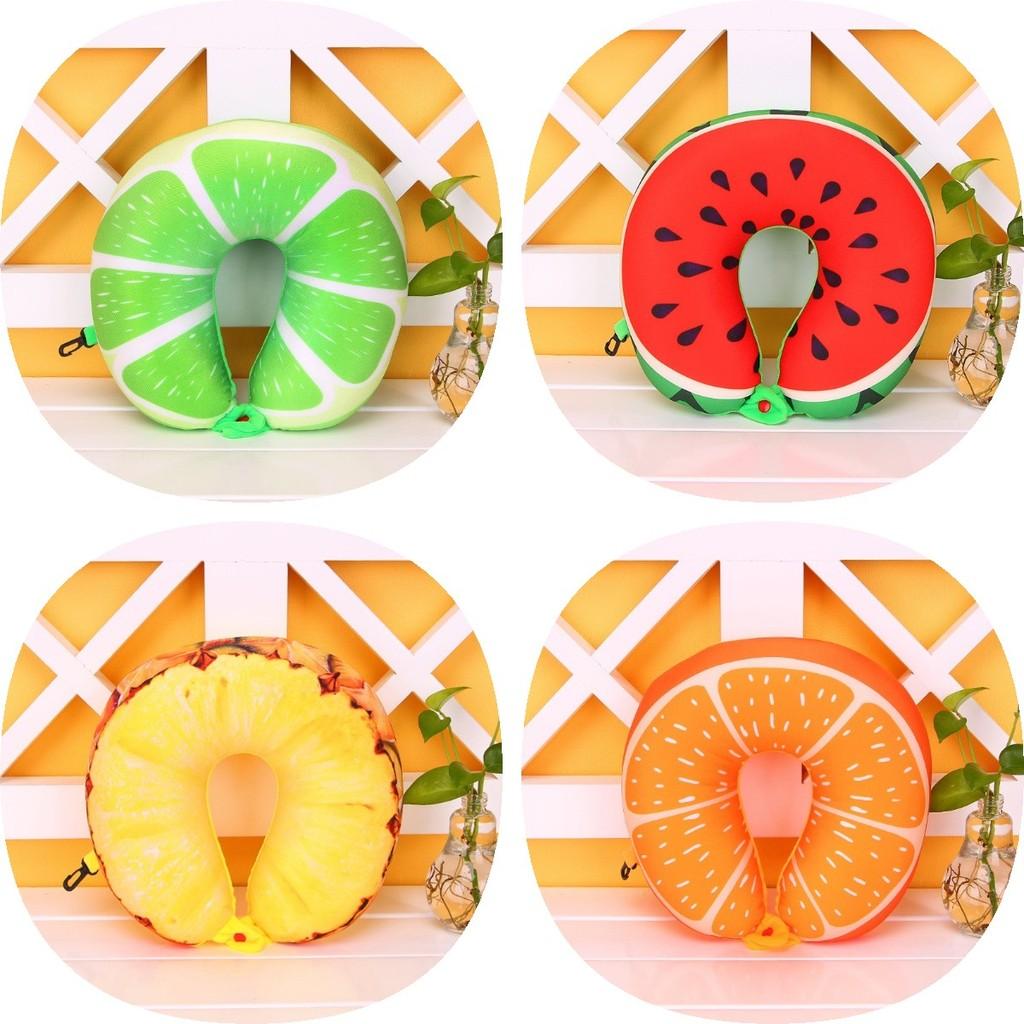 Fruit Pattern U Shaped Neck Pillow Gift Plush Material Daily Supplies Travel