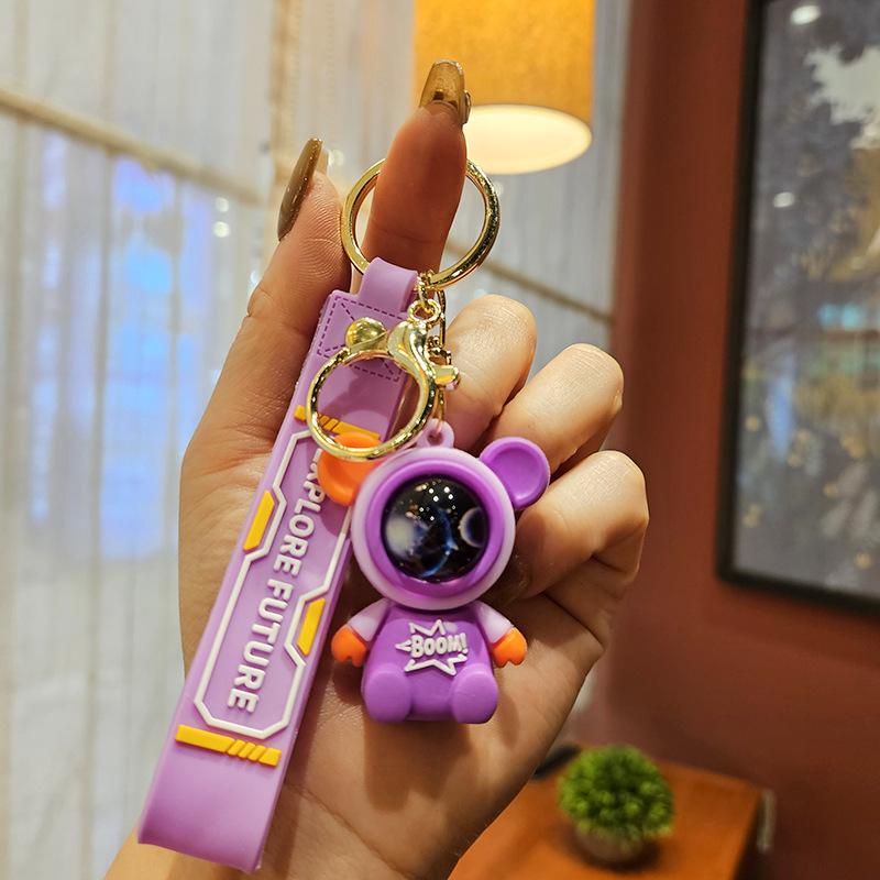 Reise zum Sternenhimmel Hase Astronaut Schlüsselanhänger Kreativer Auto-Schlüsselanhänger Anhänger Paar Geschenk Puppe Taschenanhänger