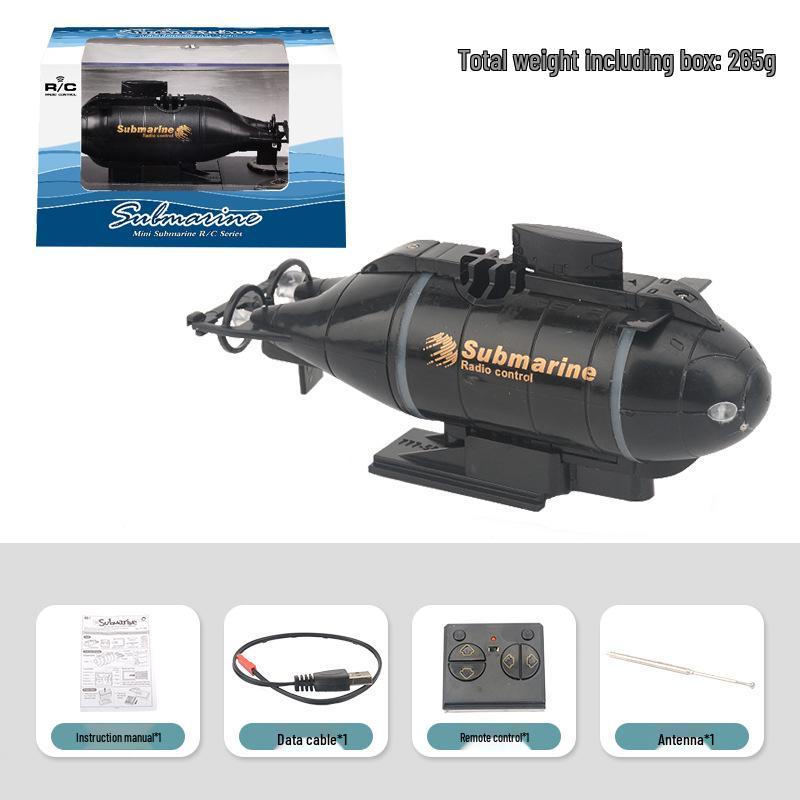 

Children s Remote Control Military Submarine Toy - Mini Electric Six-Way Water Play Model