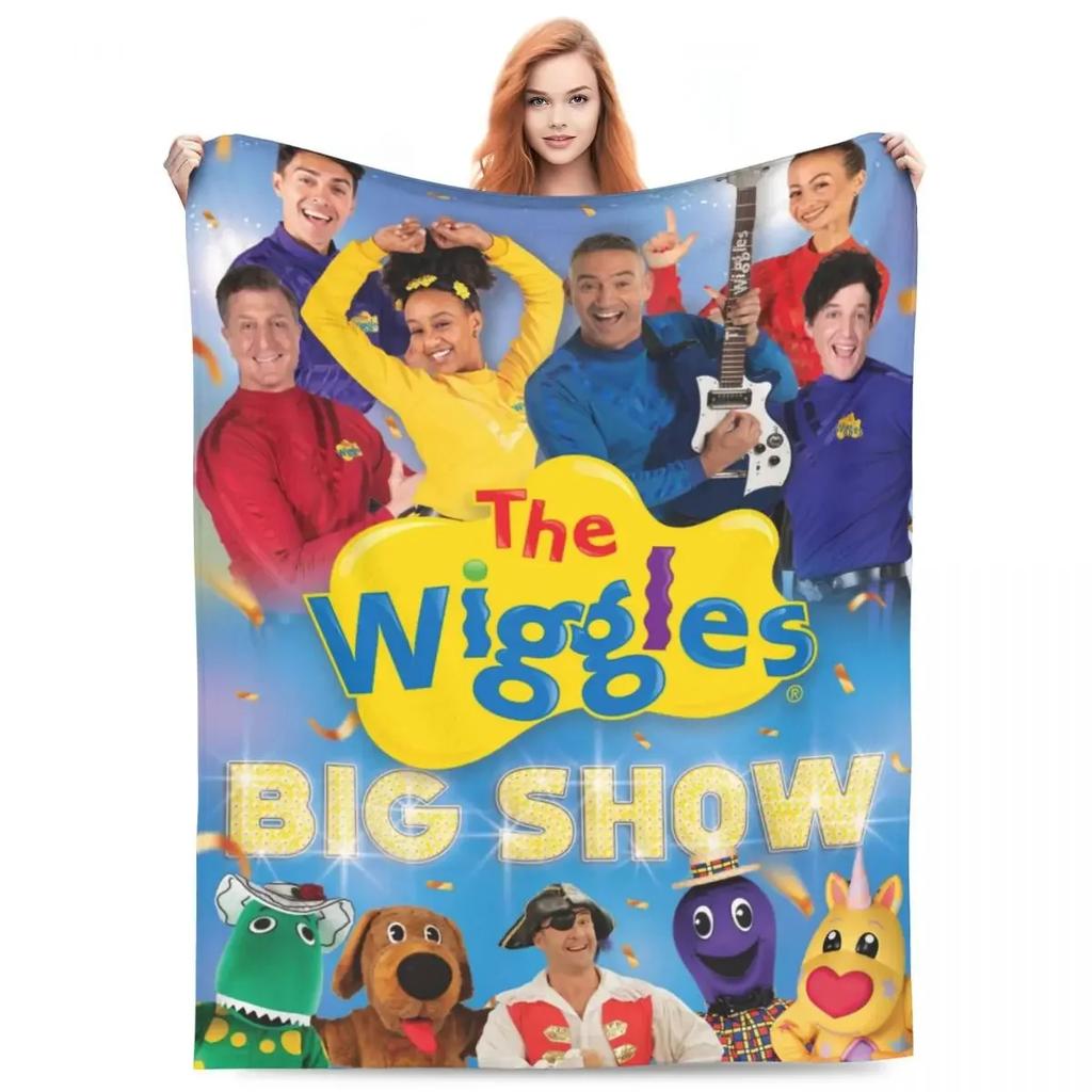Throw Blanket The Wiggles Micro Fleece Blanket Four Sizes Blanket Comfortable For Bedroom Nice Gift