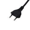 EU Two-Pin AC Power Cord with Tinned Ends for Audio, Fans, Lamps, LED Adapters