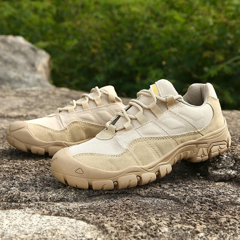New Men's Shoes Spring and Autumn Outdoor Hiking Shoes Men's Non-slip and Wear-resistant Hiking Shoes Breathable Sports and Leisure Hiking Shoes