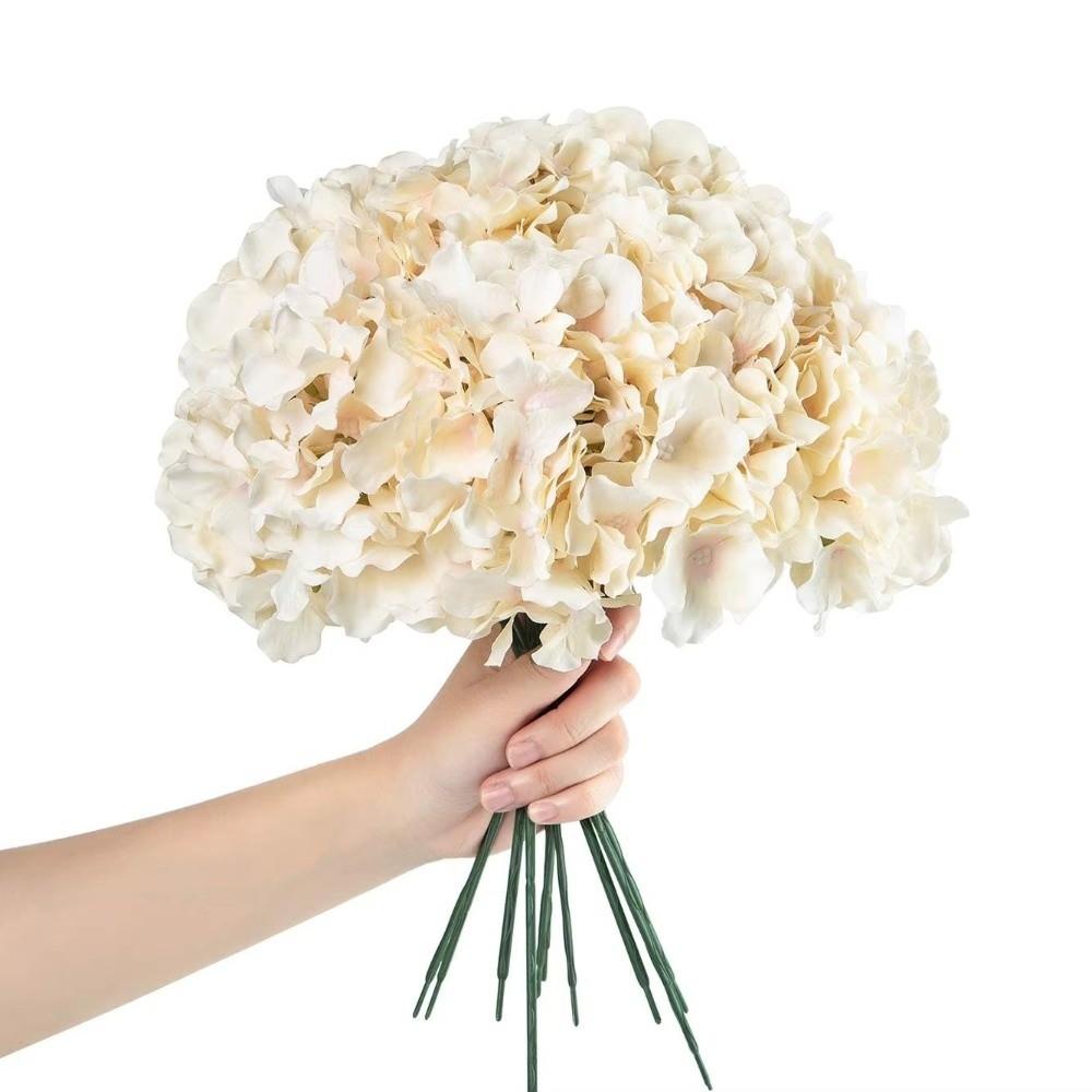 With Stem Hydrangea Dyed Edged Chrysanthemum New Simulation Flowers  Valentine's Day Gift