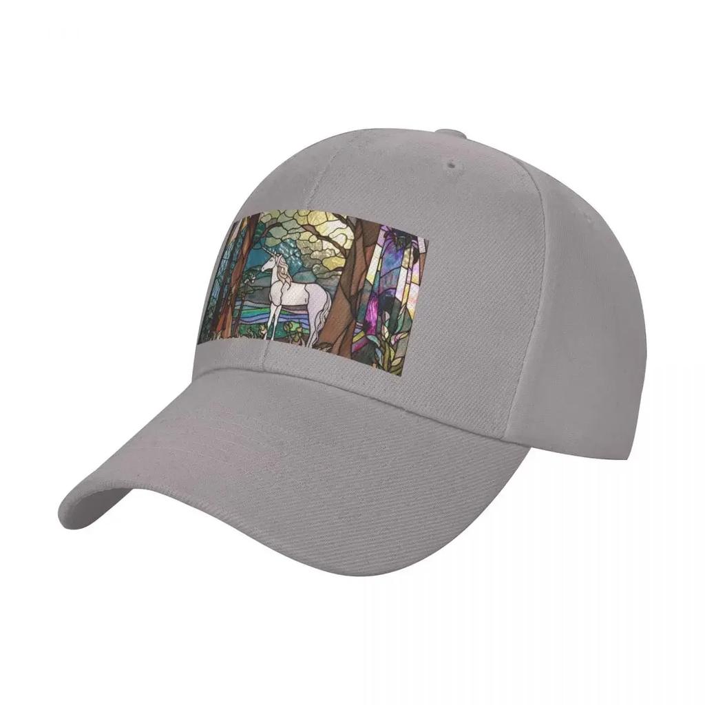 Stained Glass Unicorn Baseball Cap Winter Hats for Men Hat Beach Beach Hat Women's Golf Wear Men's