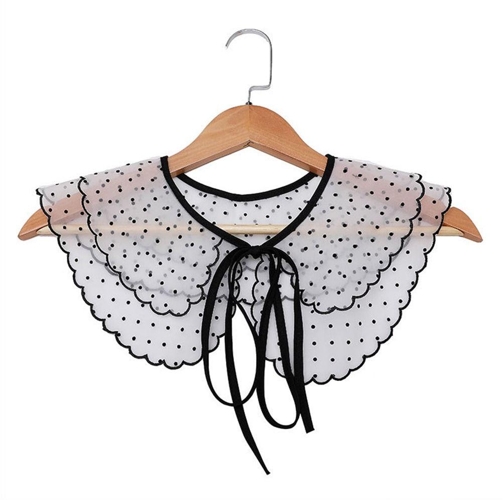Lapel Blouse False Collar Lace Scarf Shawl Decoration High-quality Shirt Fake Collar