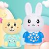 Children's Mini Learning Machine Toys Cute Rabbit Doll Baby Music Player Educational Toy Story Machine Only Chinese