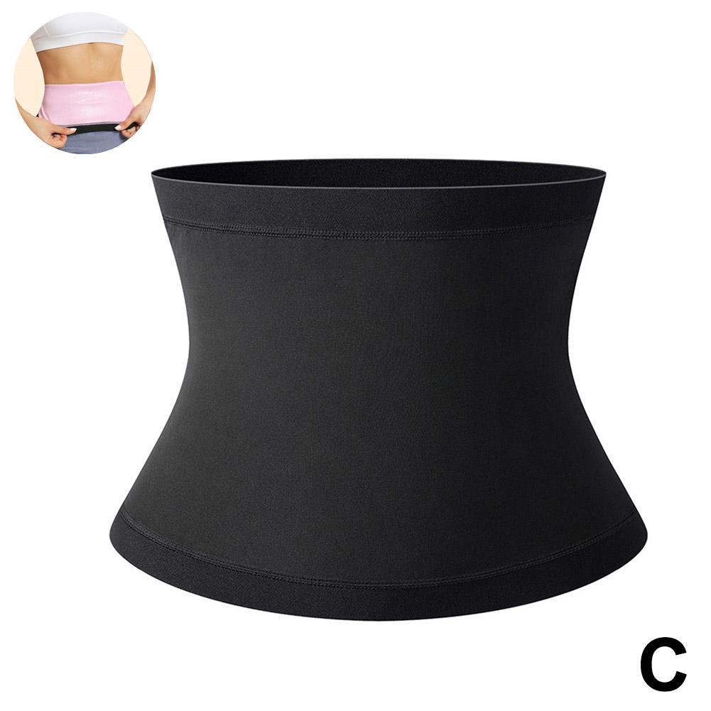 Ladies Waist Trainer Sweat-absorbing Steam Belt Sports Waist Waist Sports Home Sweating Gym Bel E0E4