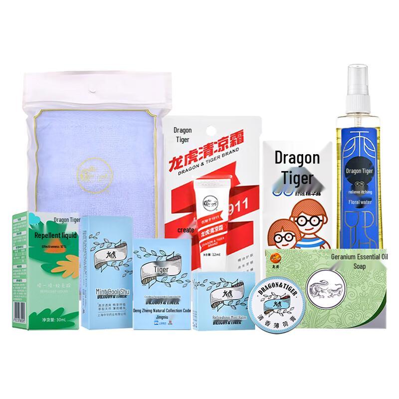 Набор эфирных масел Longhu Cooling Peppermint 9 штук