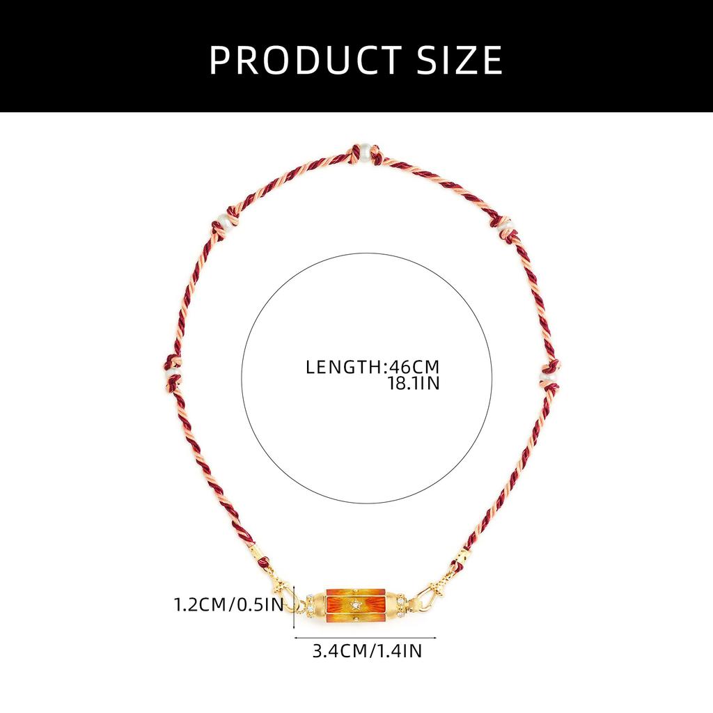 Regenbogen Anhänger Designs Halskette Trendige Geflochtene Seil Halskette mit Gold Finish und Regenbogen Anhänger für Zusammenkünfte