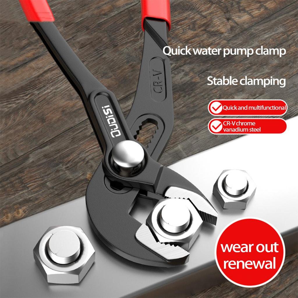 Otis Fish Mouth Pipe Pliers with Fast Adjustment and Ergonomic Handles - Available in 7\ and 10\ Sizes