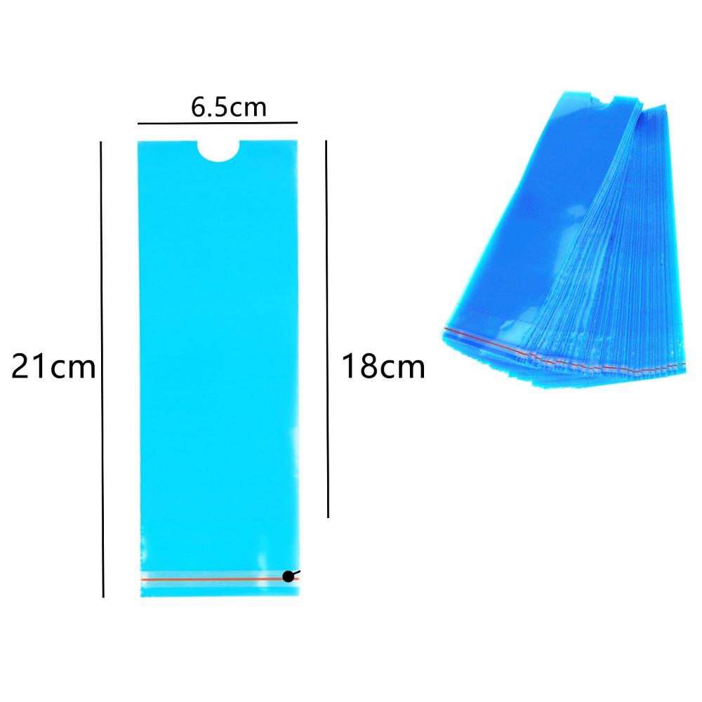 100Pcs Disposable Tattoo Machine Protection Bags Plastic Dustproof Cover