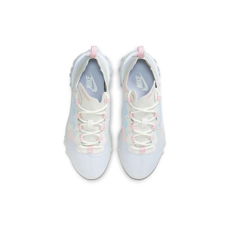 Nové dámské boty Nike React Element 55 bílé, karmínové, zlaté DB5926-011