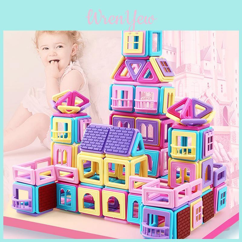 Changeable And Creative Magnetic Building Blocks Set Safe And Reliable Toy