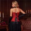Top Corsetto Bustier con Lacci da Donna per Costume
