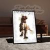 Dinosaur Art Print Velociraptor Poster Raptor T-REX Triceratops Indominus Rex Print Canvas Painting Watercolors Dinosaur Decor