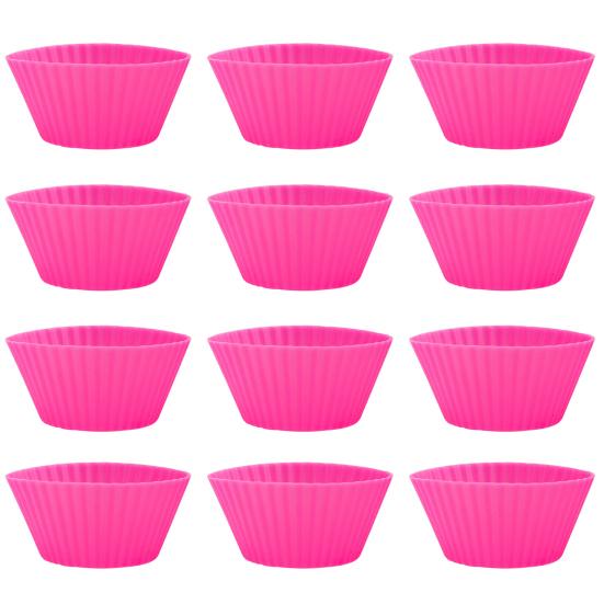 

Прочные круглые многофункциональные 11 цветов, безопасные для мытья в посудомоечной машине формы для кексов, вечерние формы для кексов розы красного