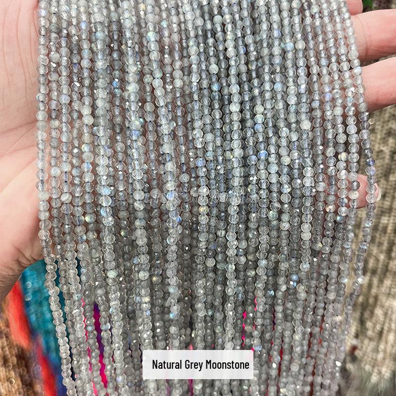 

3 мм Граненые Кристальные Турмалиновые Гранатовые Круглые Бусины для DIY Ювелирных Изделий 108 beads around 3mm