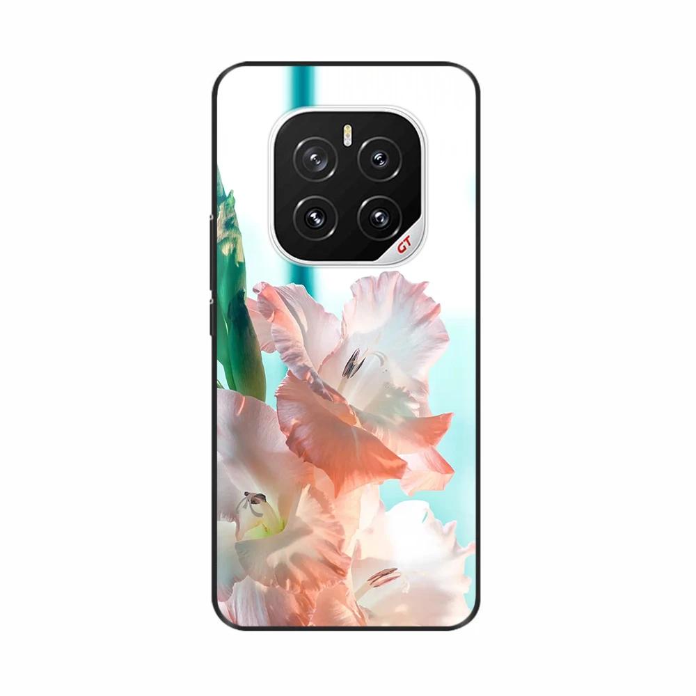 Painted Cover For Honor GT Pro Phone Case for HONOR GTPro Soft Black Silicone Back Cover Shockproof Protective Shell Para Hoesje