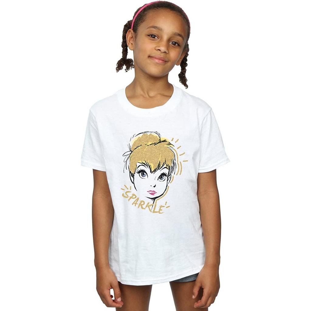Tinkerbell Camiseta feminina de algodão brilhante