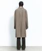 Insilence Washed Soutien Coat Ash Brown