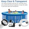 Pool Filter Hose Drain Pipe Flexible Pool Pump Pipe Fittings Quickly Connect Hose for Backwashing Vacuuming Filtration