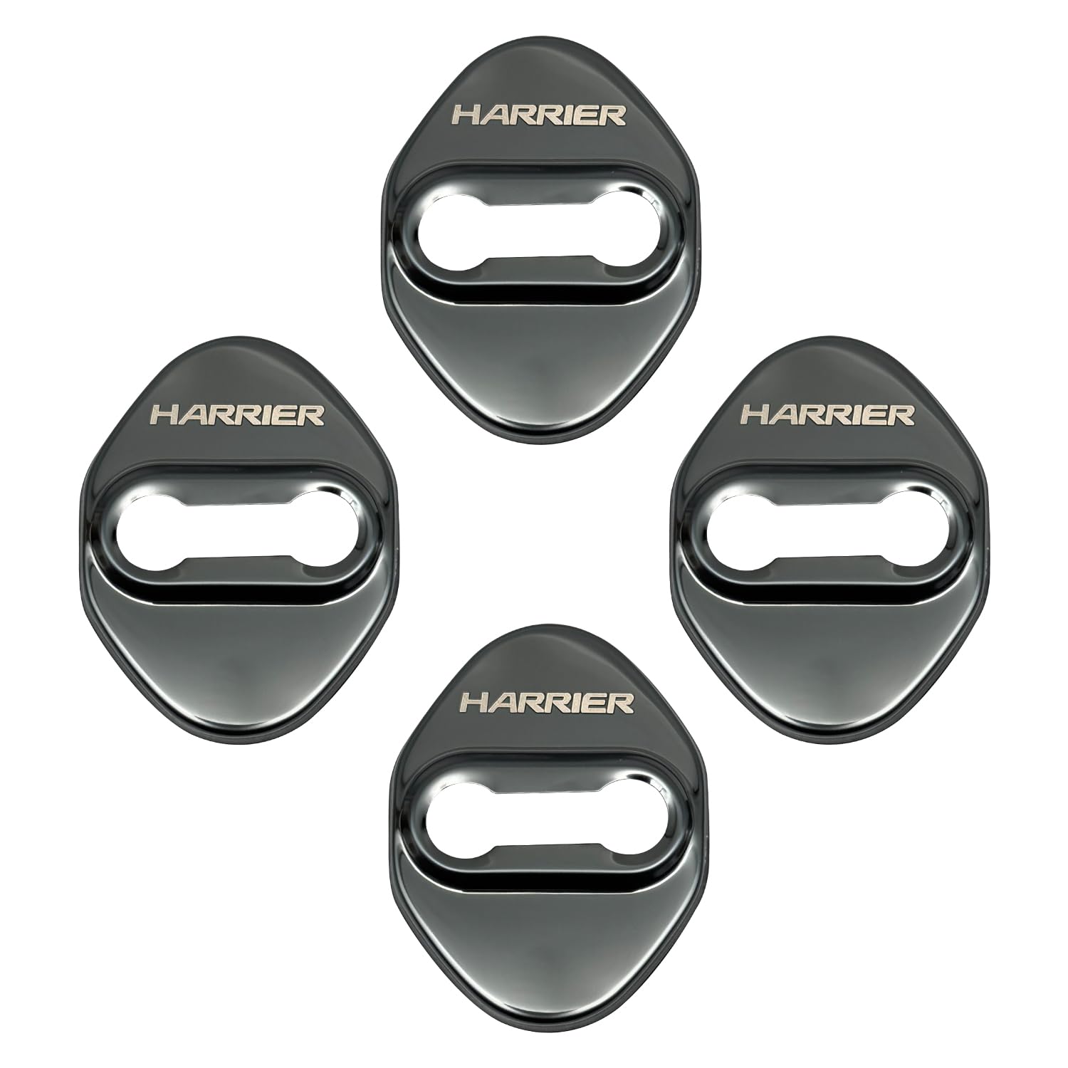 

TADOKAPATU Toyota Harrier 80 Series Striker Cover, Door Lock Cover, Plating, Accessories, Interior Parts, чёрный