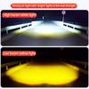High Power Auxiliary Off-road 8 Lens Spotlight Working Fog Lights 200W Projector Headlight Additional Electric Driving Spot Lamp For Trucks SUV