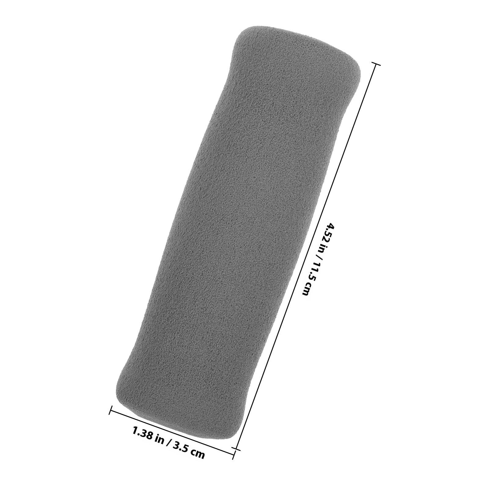 

2Pcs Comfortable Nonslip Walking Cane Handle Grips Thicken Replacement Sponge for Elderly Anti-Skid Crutch Hand Grip Support сірий