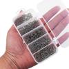 450Pcs Fishing Snap Swivels Stainless Steel Lure Snaps Freshwater Saltwater Boxed for Easy Carry 450pcs Fishing Snaps Boxed
