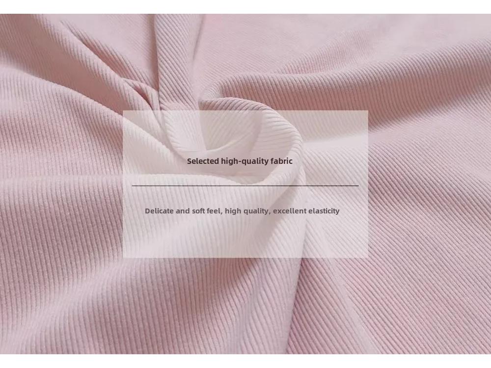 Damen Pinkes Rockkostüm 2025: Stilvoller Strickpullover mit Zopfmuster & Halblanger Rock - Frühling/Herbst/Winter Zweiteiler