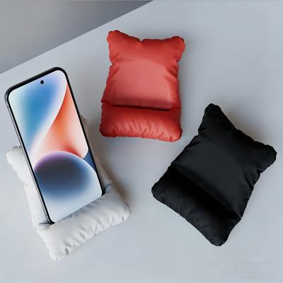 Soft and Cute Pillow-Style Phone Stand, 1pc Creative Desktop Phone Holder, Lazy Student Dorm Essential for Binge-Watching