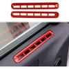 Crosselec Door A/c Vent Panel Air Red Carbon Fiber Accessories for Dodge Charger 2011+