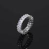 Korean Style Rectangle Diamond Women's Adjustable Fashion Ring - Trendy, Light, and Versatile Design.