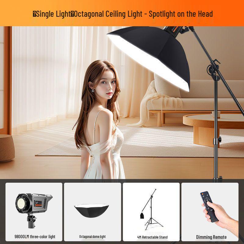 Floor Standing LED Fill Light for Streaming & Photography