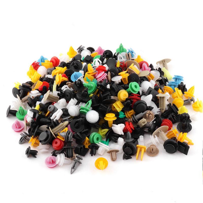 1000pcs Universal Mixed Auto Fastener Car Bumper Clips Retainer Car Fastener Rivet Door Panel Liner for All Car