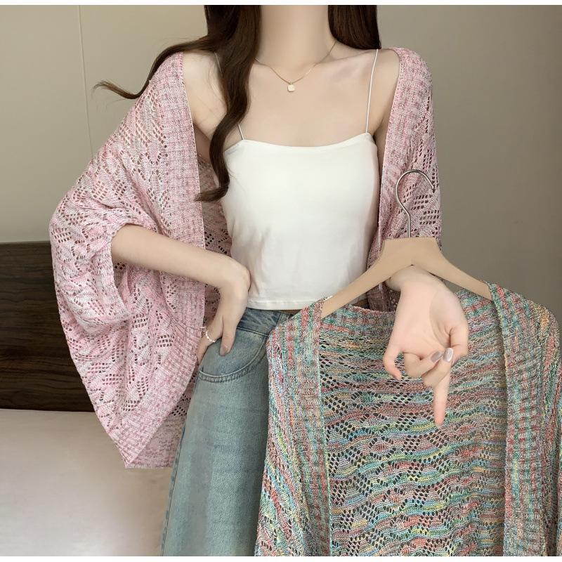 Women s Summer Plus Size Lightweight Knit Sun Protection Cardigan L