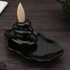 Home Decor Black Glaze Backflow Stick Incense   Ceramic   for Thouse