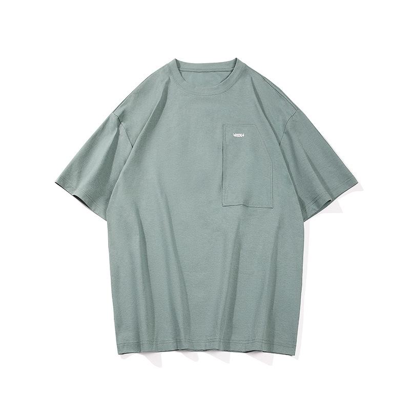 Stylish Short-Sleeve T-Shirt Casual Round-Neck Men's Loose-Fit Trendy Brand High-End Look Outdoor Moisture-Wicking Top