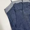 CLANE 12111-7342 Indigo ROUND CUT LOOSE ALL IN ONE Denim Overalls Bottoms O IndigoUsed