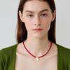 RER Deep Red Coral Necklace