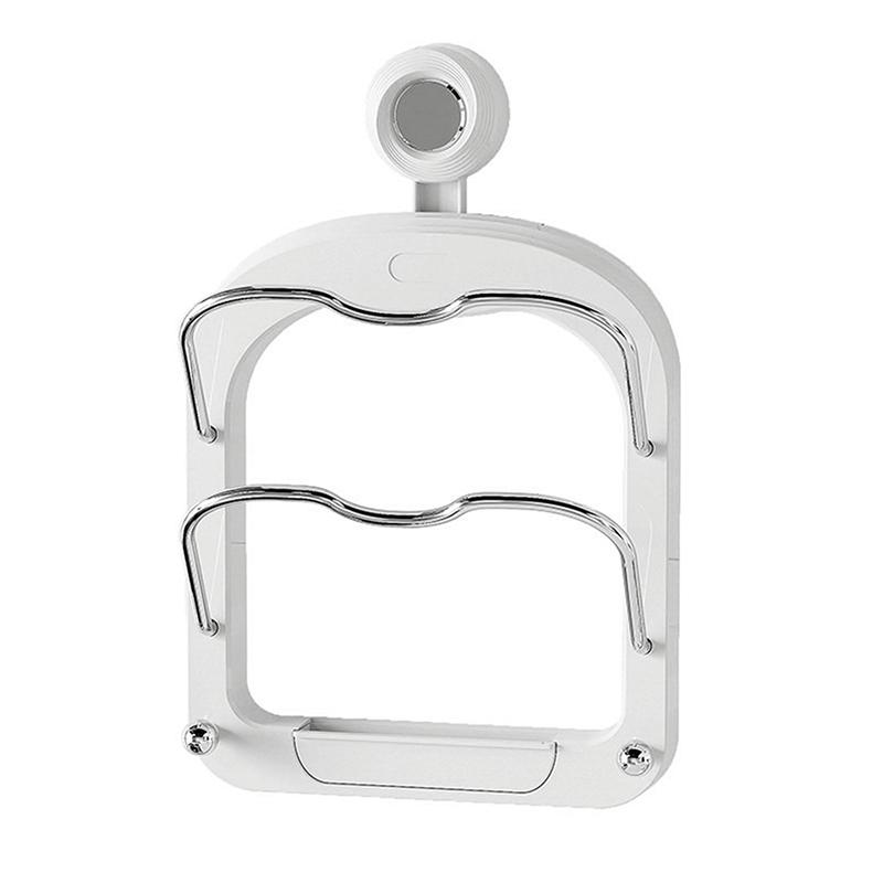 

Кухонный органайзер, настенная полка для слива, крышка для кастрюли, без перфорации, кухонная крышка для кастрюли, разделочная доска, органайзер, держатель белый