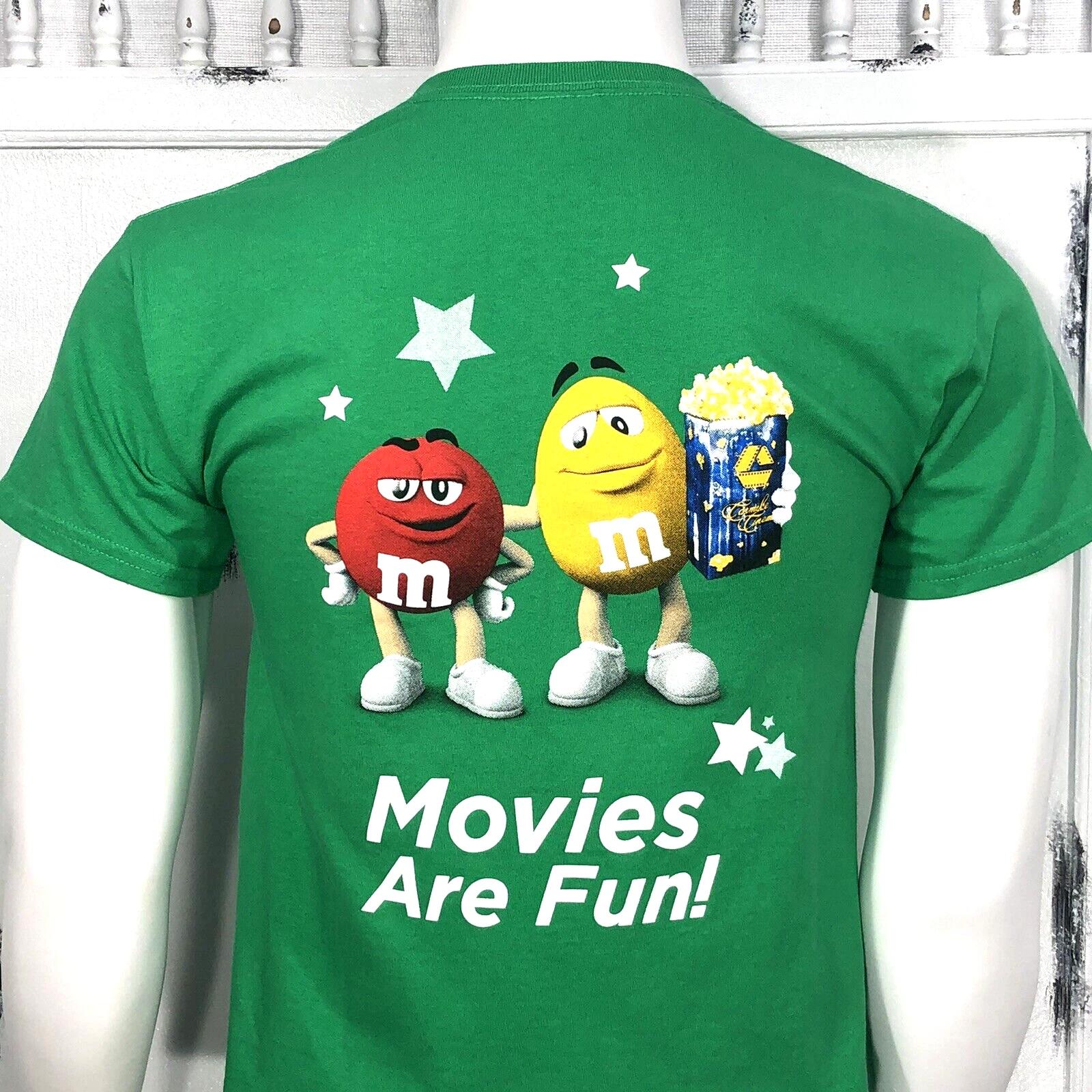 Футболка M&M s Шоколадные Конфеты Кинотеатр Carmike Cinemas Промо Размер S 2XL