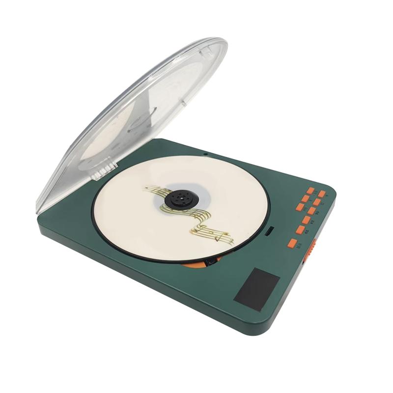 FORW-Lecteur CD Album de Disques Lecteur MP3 Lecteur CD Multifonction Répéteur d'Apprentissage de l'Anglais