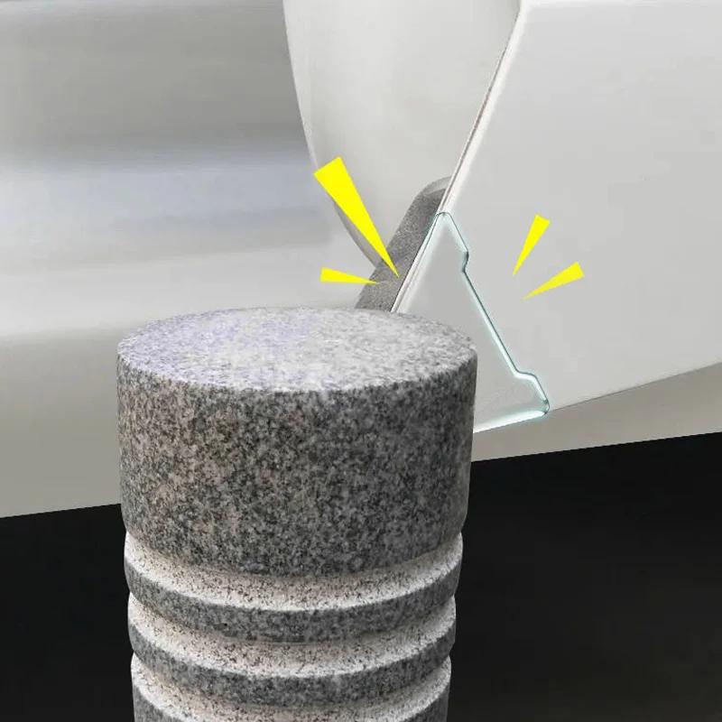 4 STÜCKE Universelle Autotür Eck-Antikollisionsabdeckungen Transparent Silikon Schutz Kratzschutzaufkleber Türschutzabdeckung