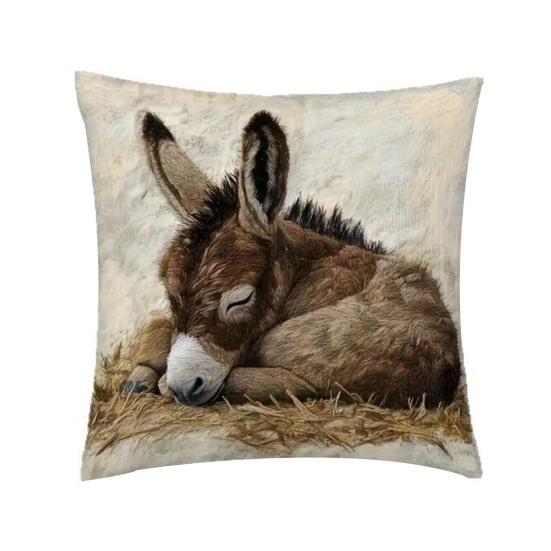 Yousheng 12Pcs Donkey Pattern Throw Pillowcase Removable Washable Sofa Cushion Cover 2D Printing Pillow Case Versatile Home Decor 1pc 759₽
