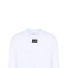 Armani Exchange Letter Print Crew Neck Long Sleeve T-Shirt Men Tops White 6RZTCB-ZJ9TZ-1100
