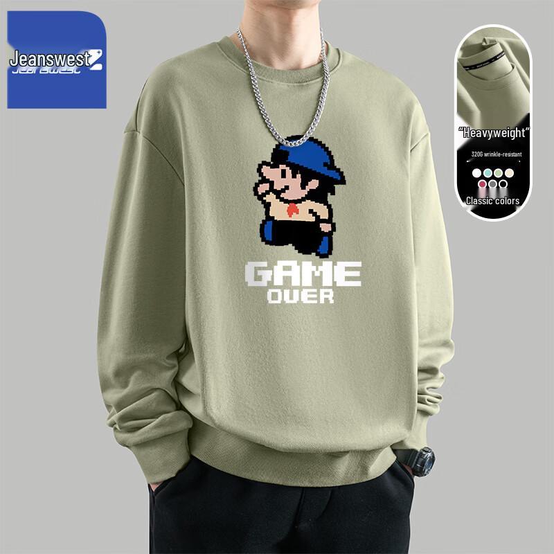 Jeanswest Men's Game Over Graphic Long Sleeve Tee